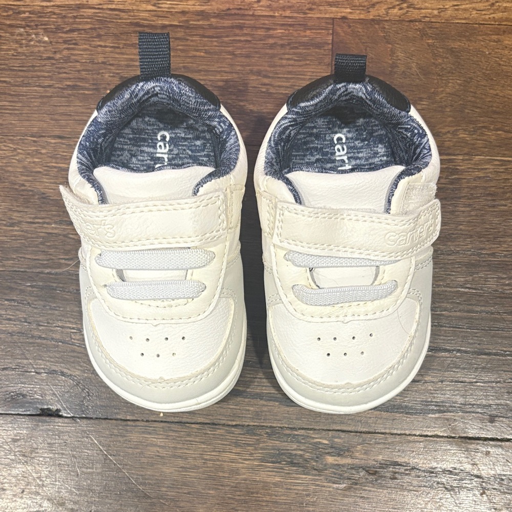 Carter's White Baby Walker Shoes